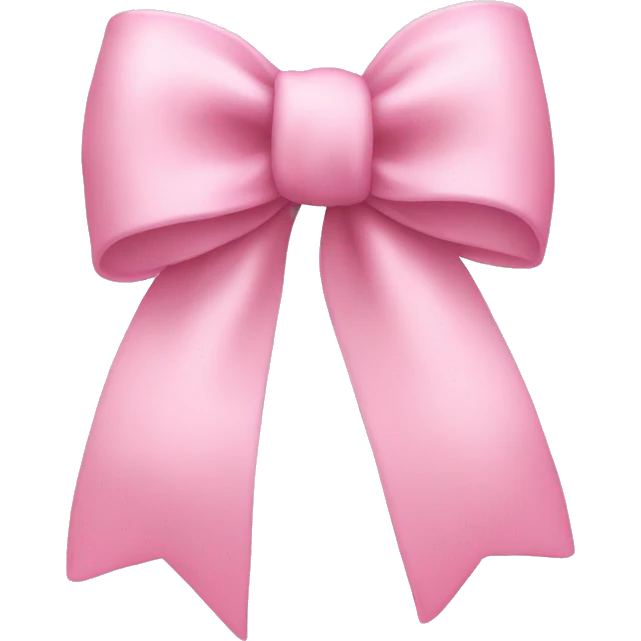 Light pink bow emoji