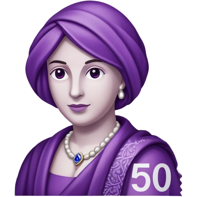 realistic european purple 500€ note  emoji