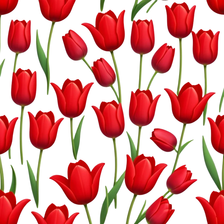 Beautiful tulip flowers  emoji