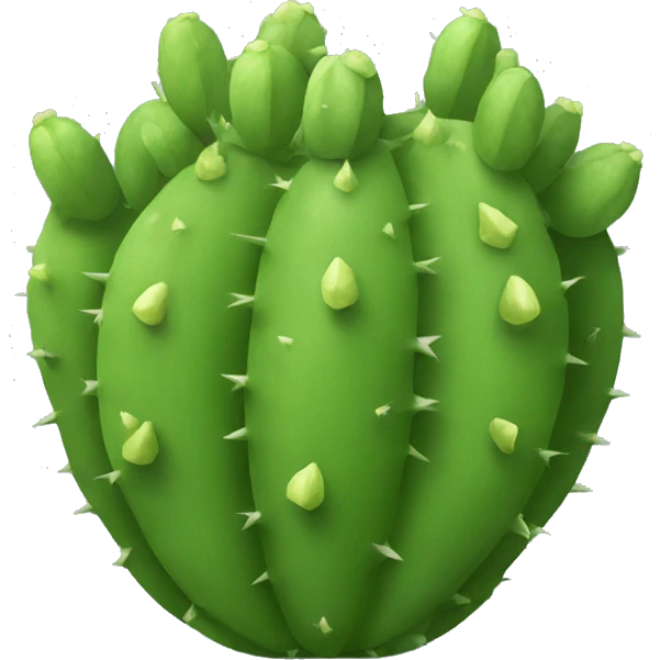 round Nopal emoji