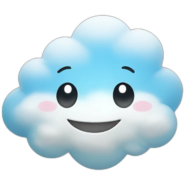 smiling cloud emoji