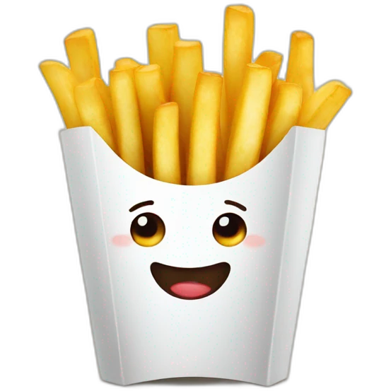 French fries emoji