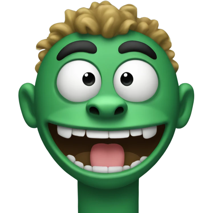 Wally the green monster emoji