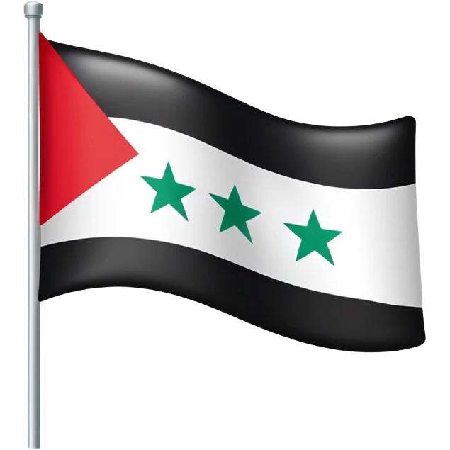 Syrian flag red emoji