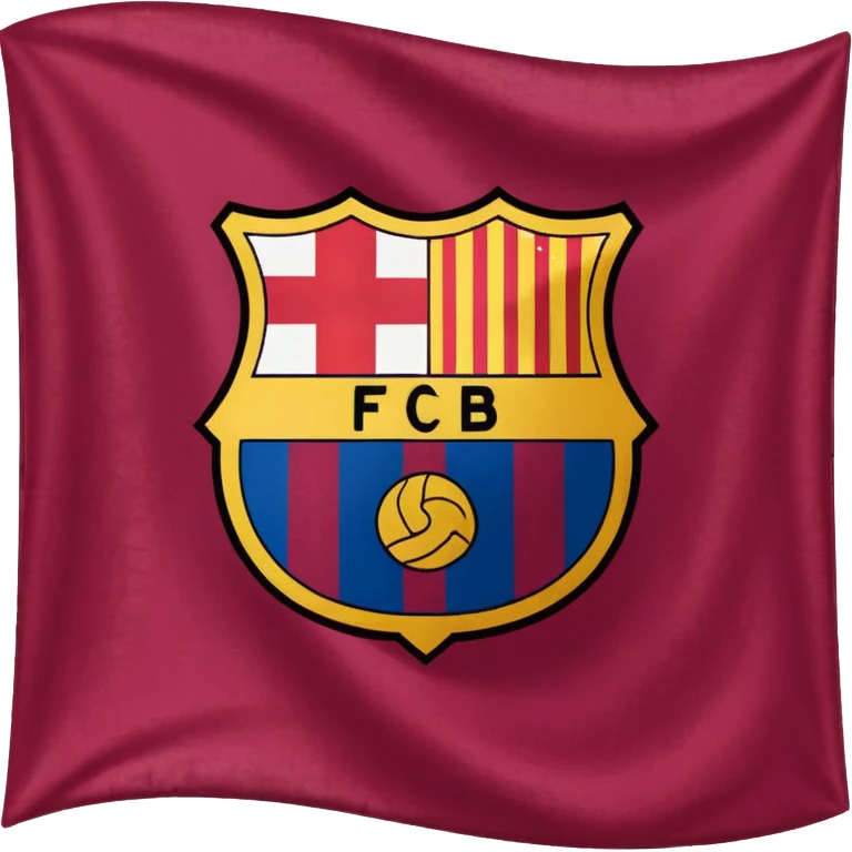 Create FC Barcelona flag emoji emoji