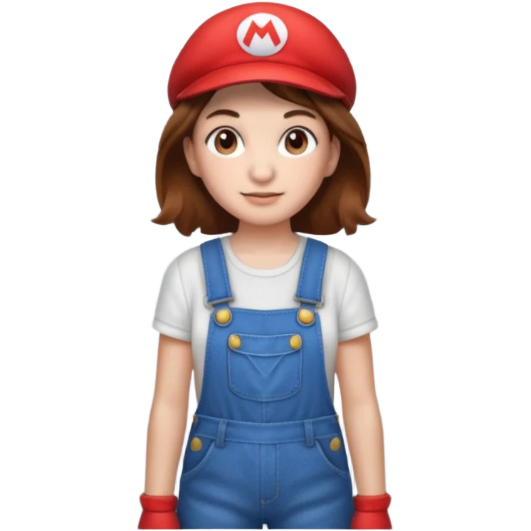 Mario as a girl emoji