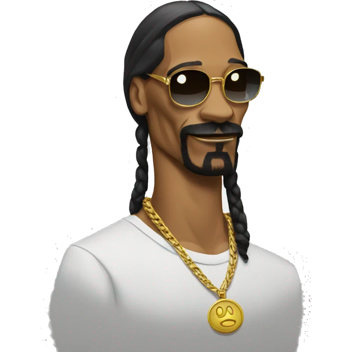Snoop dogg whit a dogg emoji