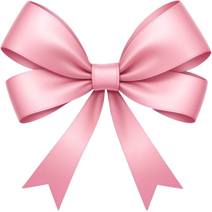 Super ultra-thin and stretched ribbon bow, as narrow as possible, single loop, no extra loops, no fluffy or rounded shapes, only one long and sleek ribbon, delicate, minimalist, NO DOUBLE LOOPS, NO THICKNESS, ONLY A SINGLE SLIM LINE pink emoji