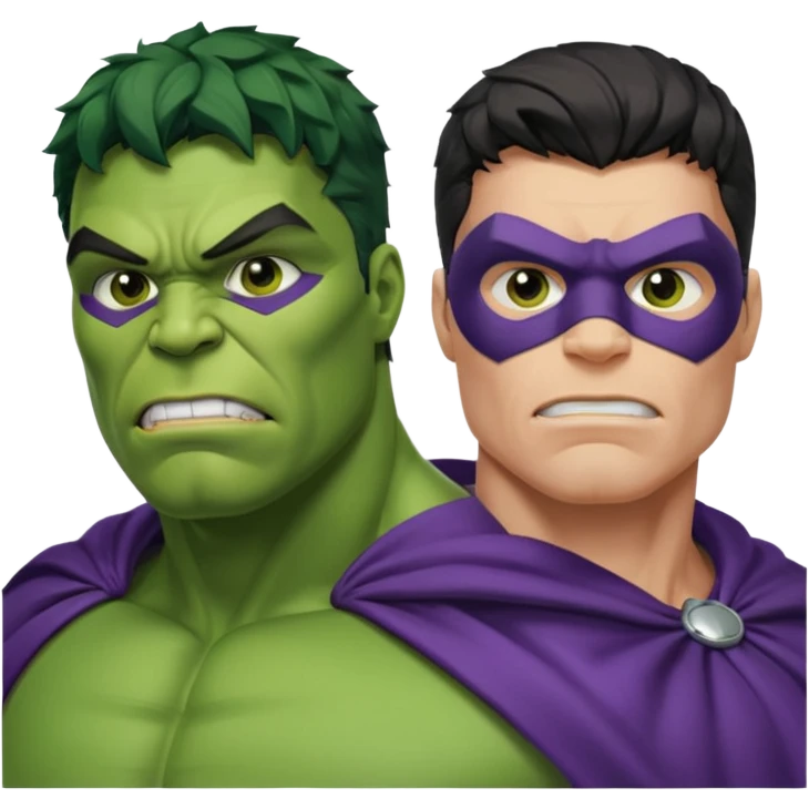hulk e  fantasma emoji