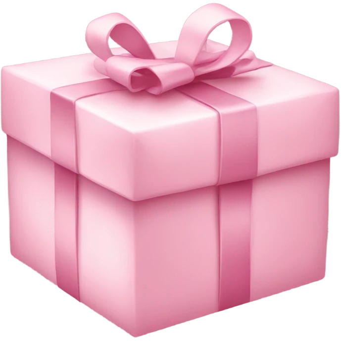 Light pink present emoji