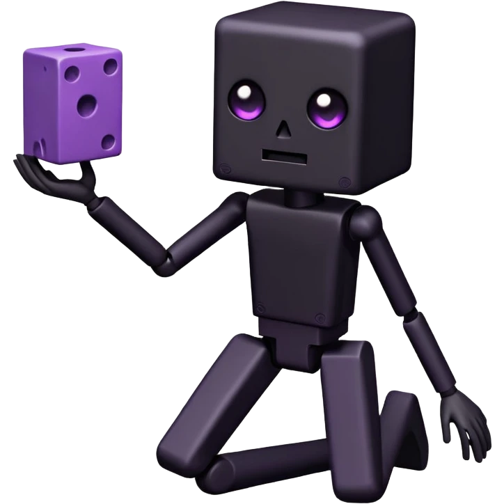 Minecraft Enderman emoji