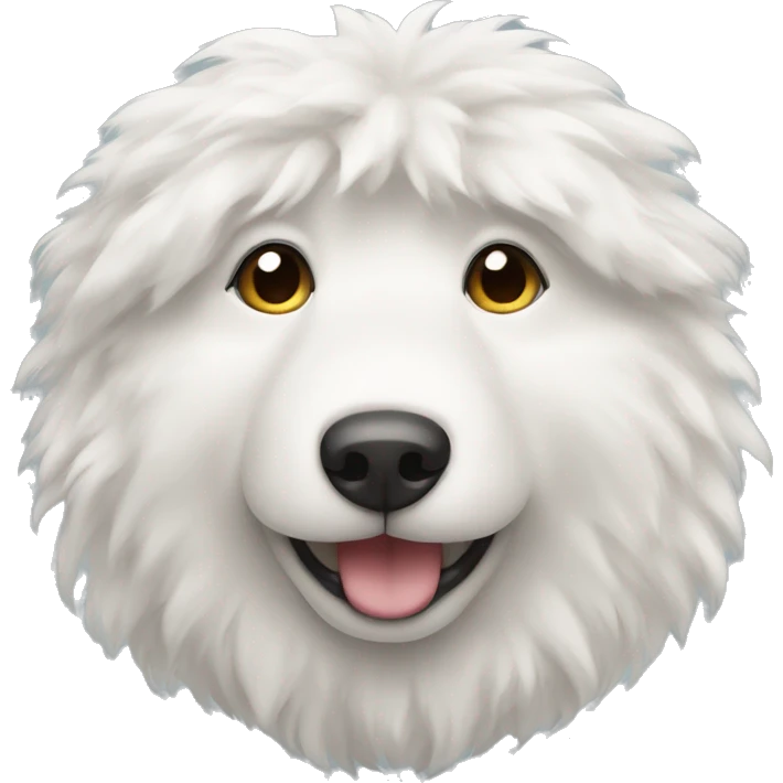 A fluffy Samojede emoji