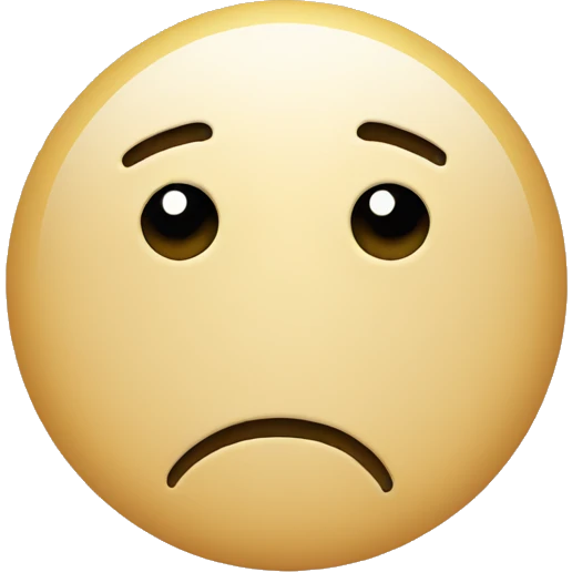SAD FACE emoji