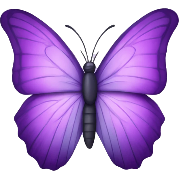 purple butterfly  emoji