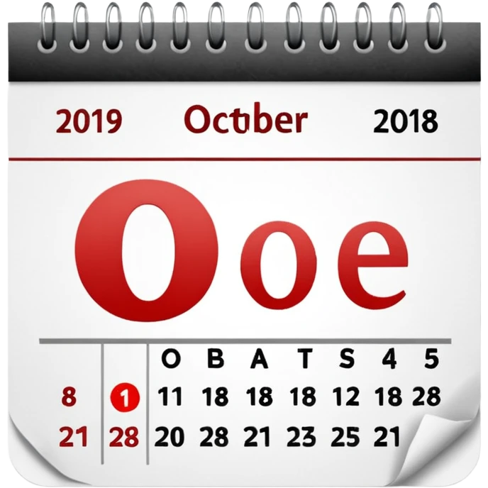 A month emoji