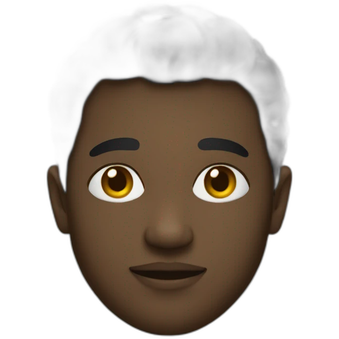 Une personne noir emoji