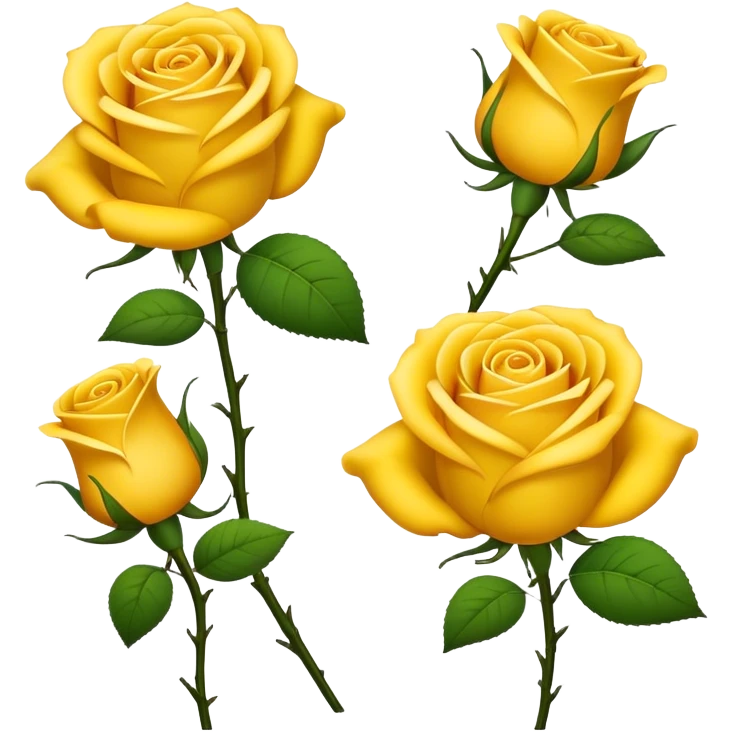 Yellow roses emoji