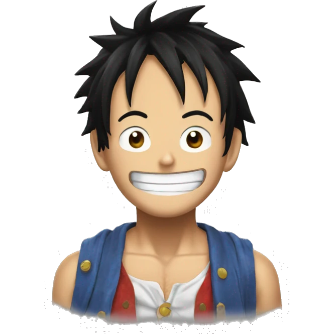 Luffy qui rigole  emoji