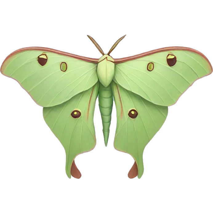 Luna moth emoji