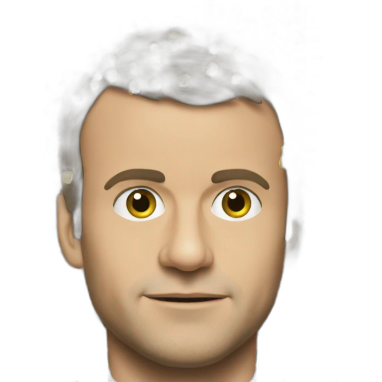 Macron qui rigole emoji