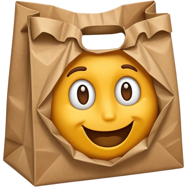 paper bag emoji