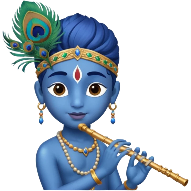 Lord little Krishna emoji