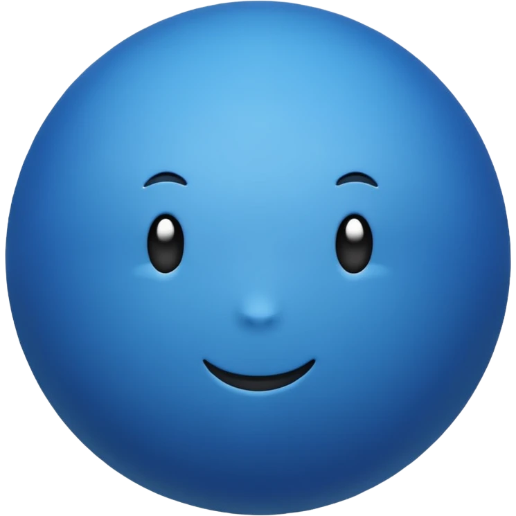 blue ball emoji