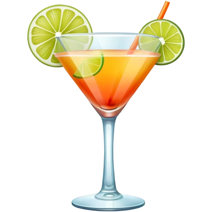 a glass of summer cocktail emoji