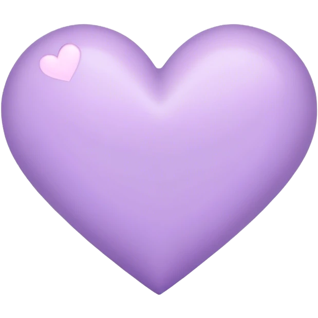 Pastel purple heart emoji