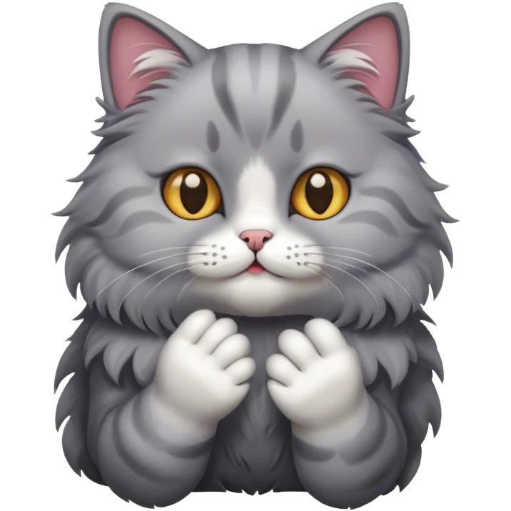 Fingering cat emoji