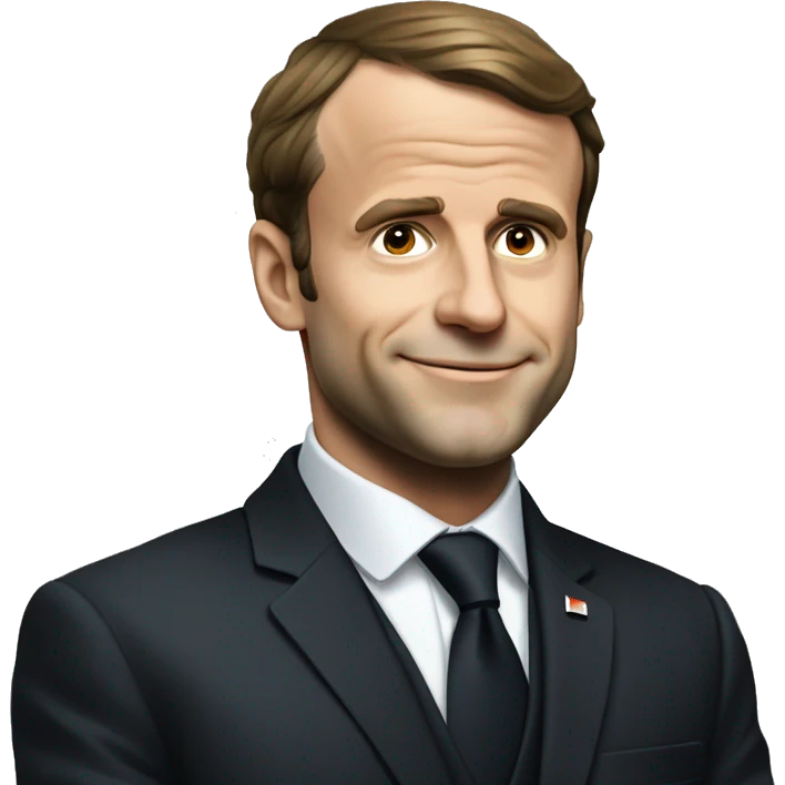 Macron bitcoin emoji