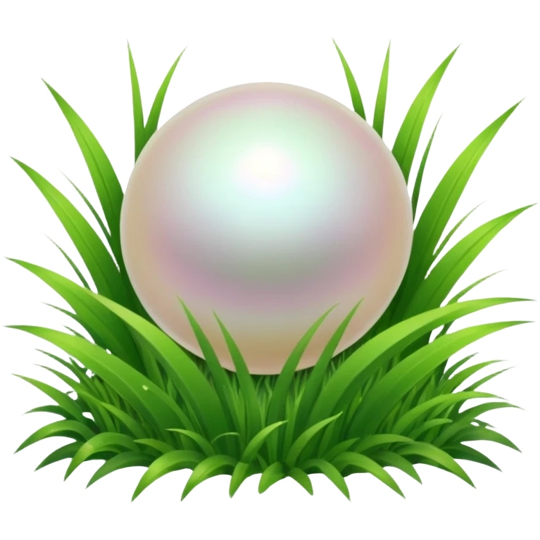 A Pearl in a Field emoji