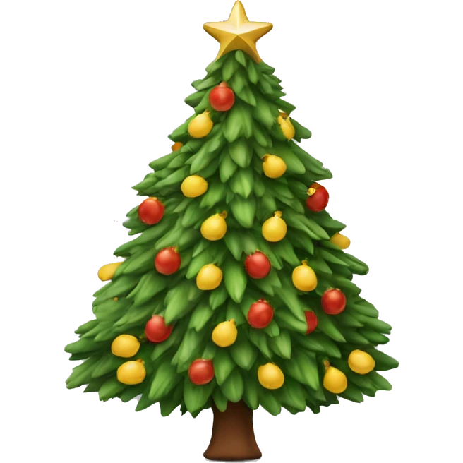 Sapin avec des noeux  emoji