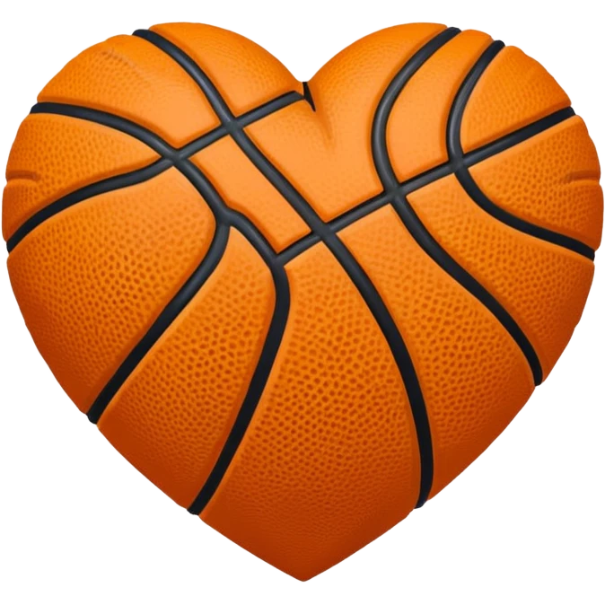 Basketball heart emoji