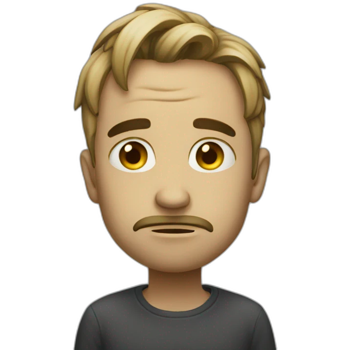Triste emoji