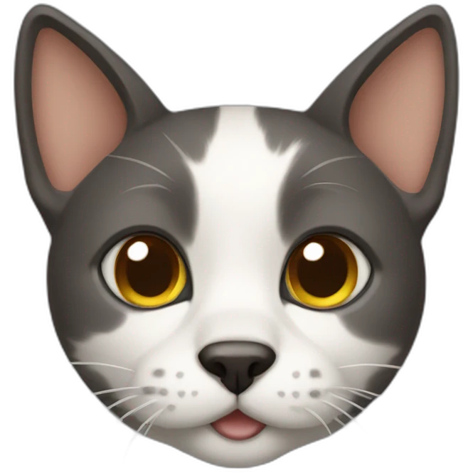 cat that looks like a dog emoji