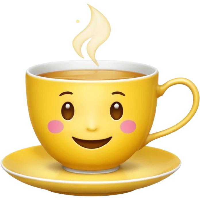 Emoji sipping tea emoji