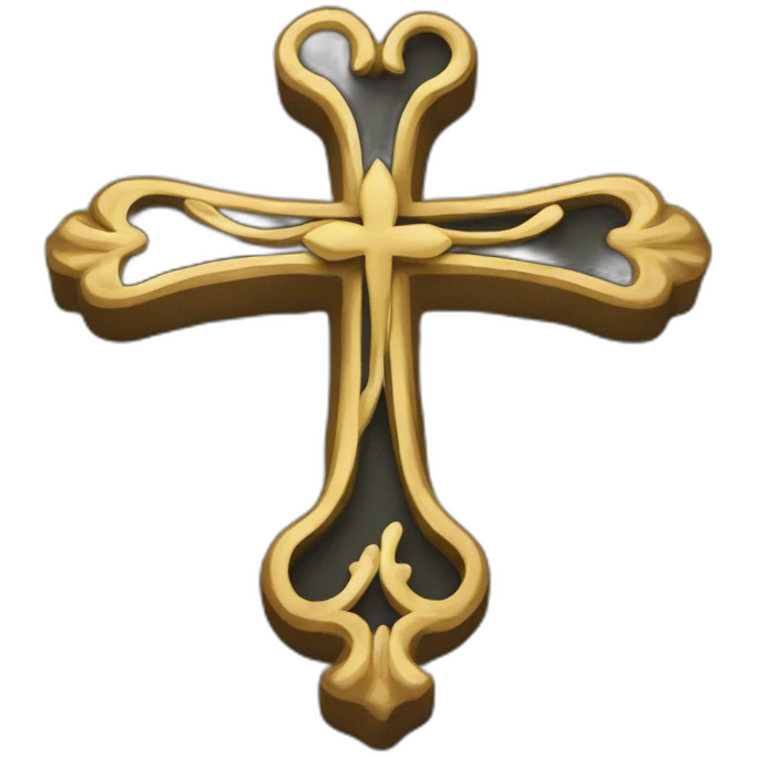 cœur croix vendéen emoji
