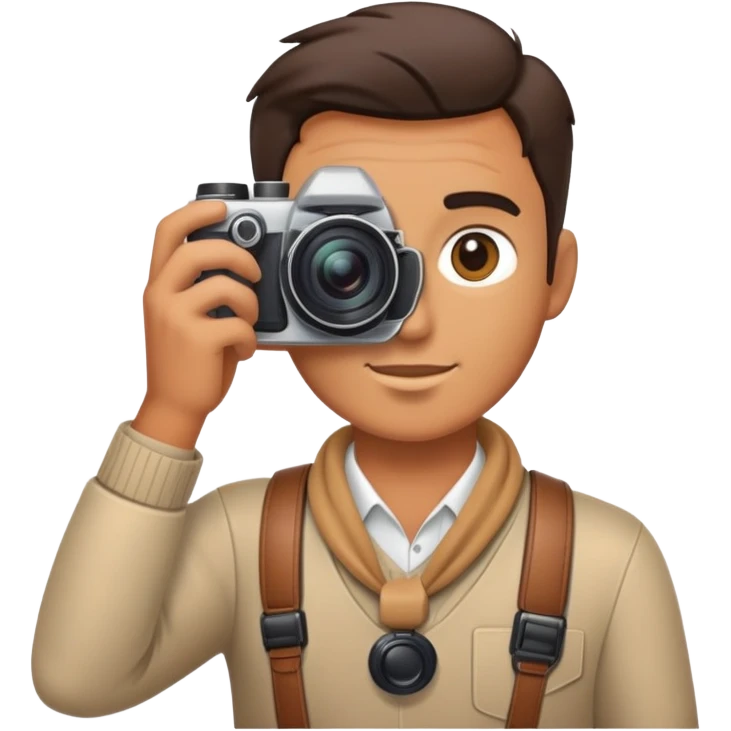 Photographer who has been emoji