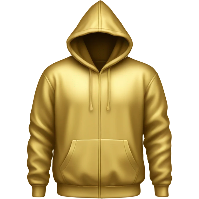 Golden hoodie emoji