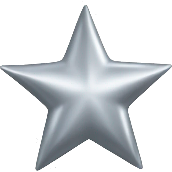 Silver star  emoji