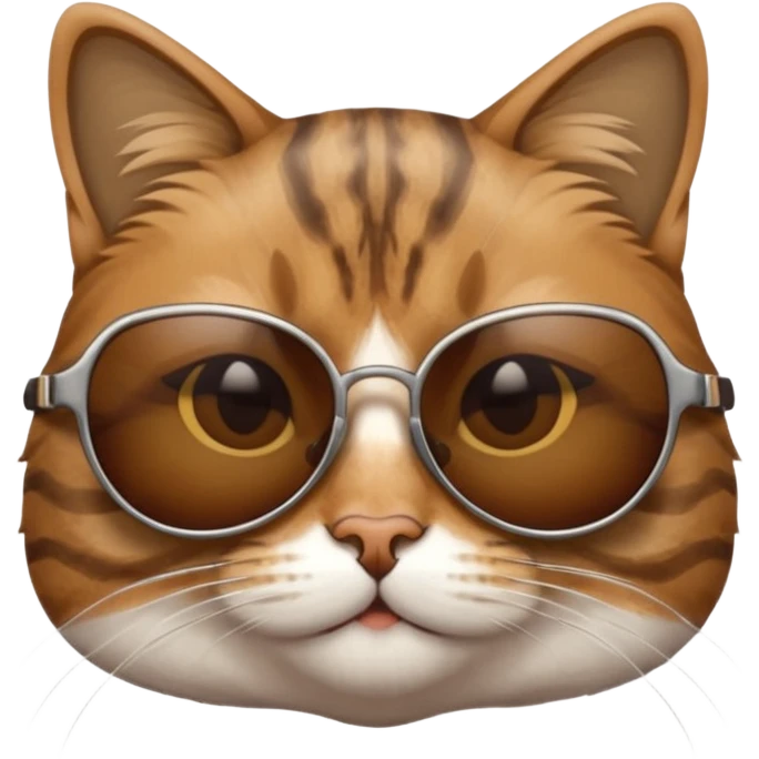 Cat wearing sunglasses emoji