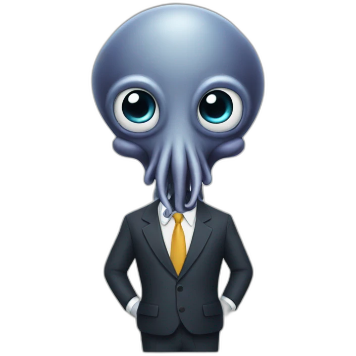 OCTOPUS BUSINESSMAN emoji