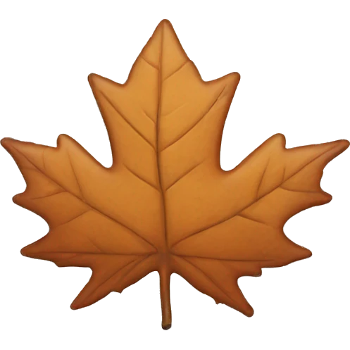maple leaf falling emoji