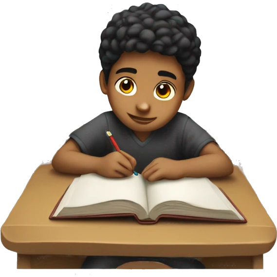 apy hispanicten boy studying emoji