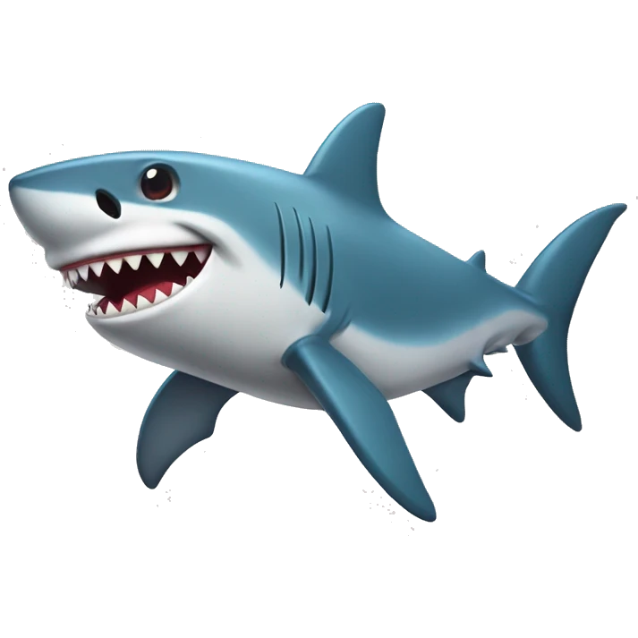 Shark with  costume emoji