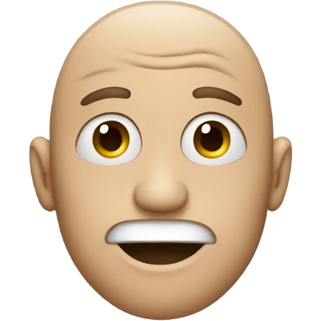 weird man face emoji