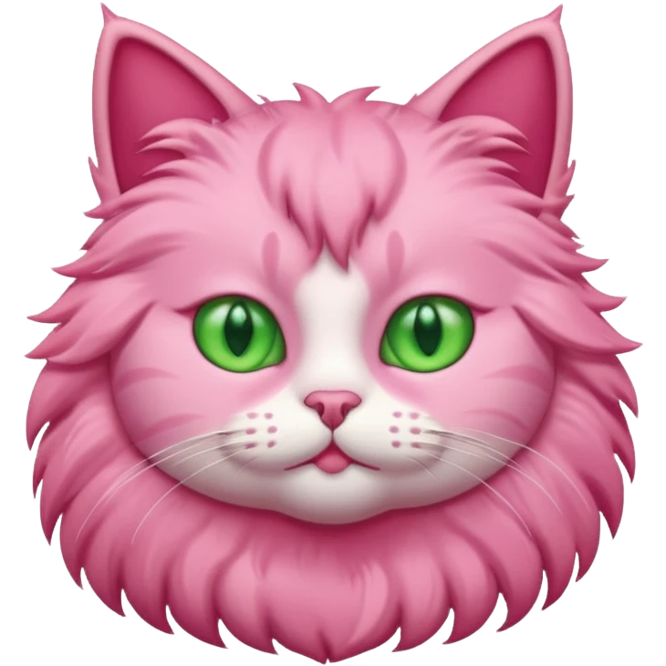 Pink cat  emoji