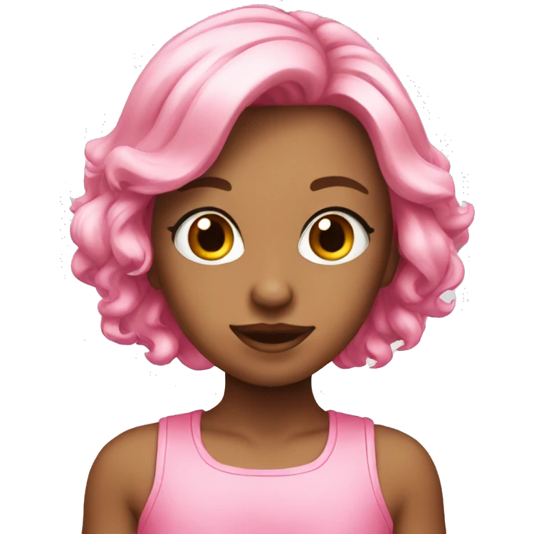Pink cute girly stuff emoji