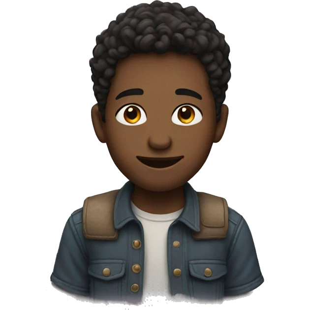 Boy in love emoji